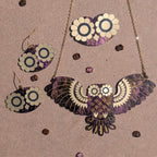 Athena's Owl in Dusk Necklace
