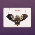 Athena's Owl in Dusk Necklace