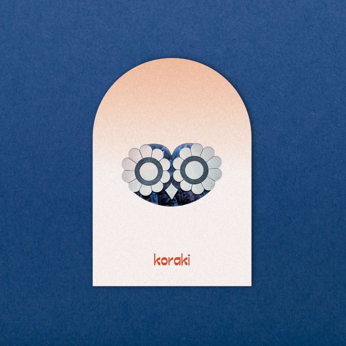 Athena's Owl in Midnight Mini Brooch