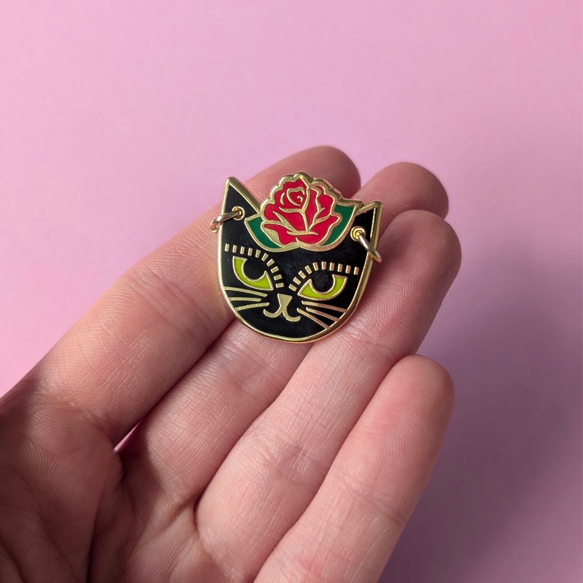 Frida's Cat Enamel Pin
