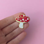 Meowshroom Enamel Pin
