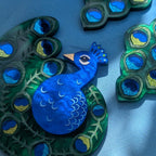 Peacock Brooch
