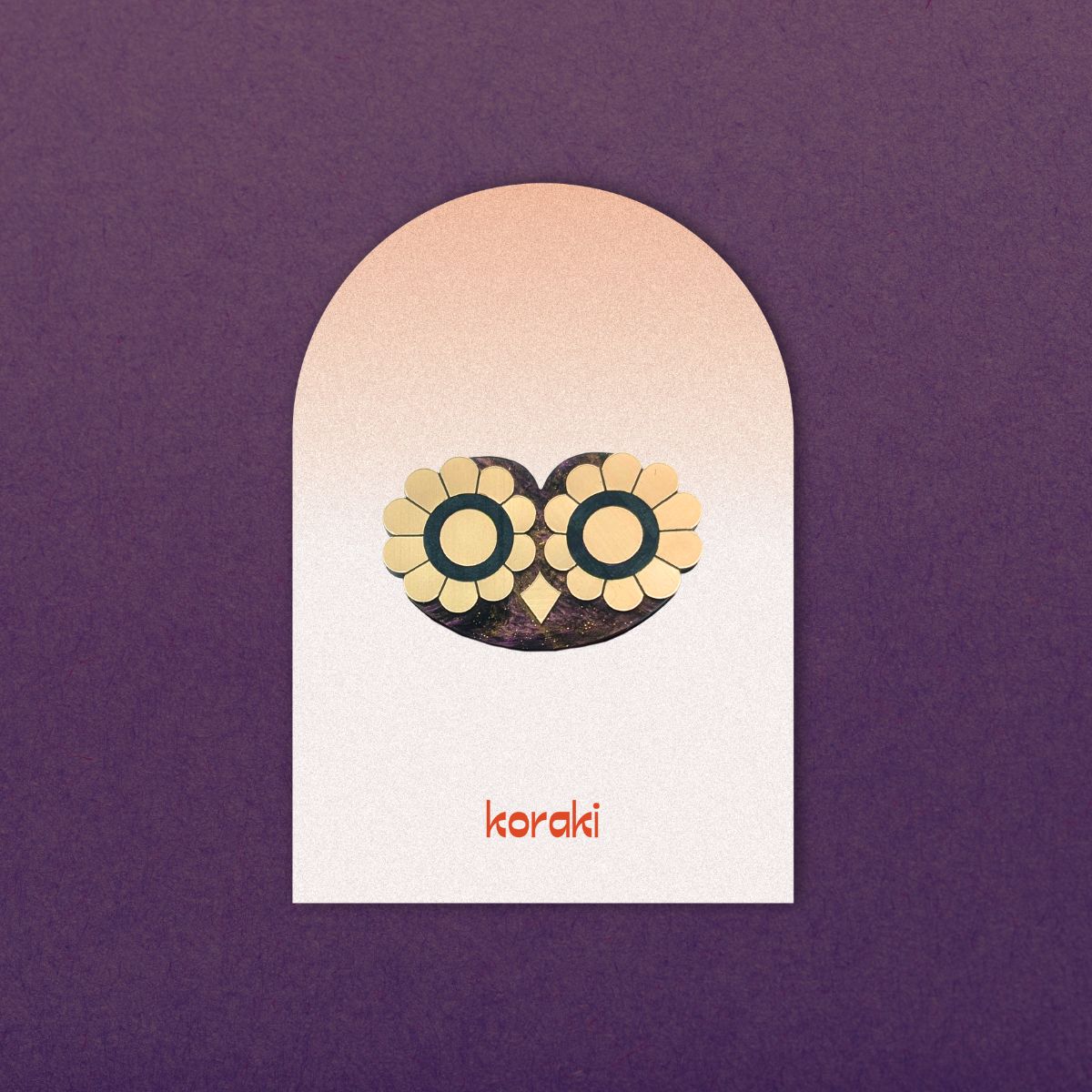 Athena's Owl in Dusk Mini Brooch