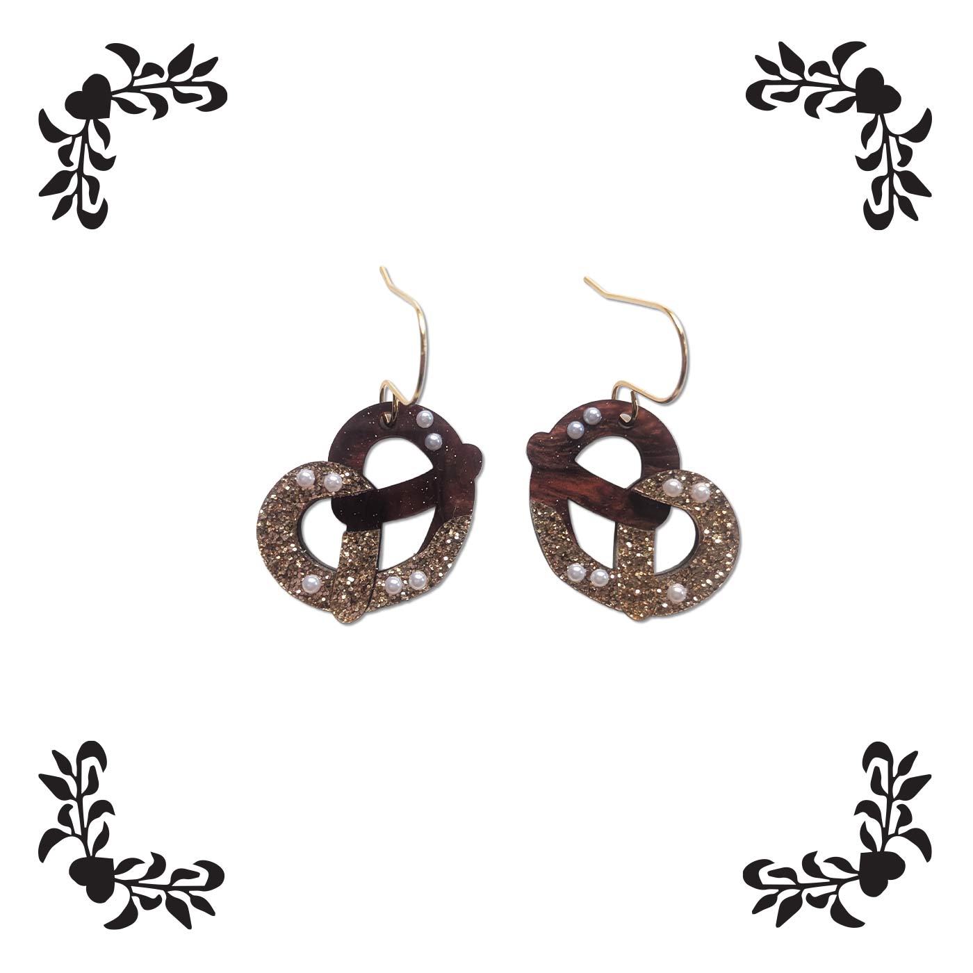 Pretzel Earrings