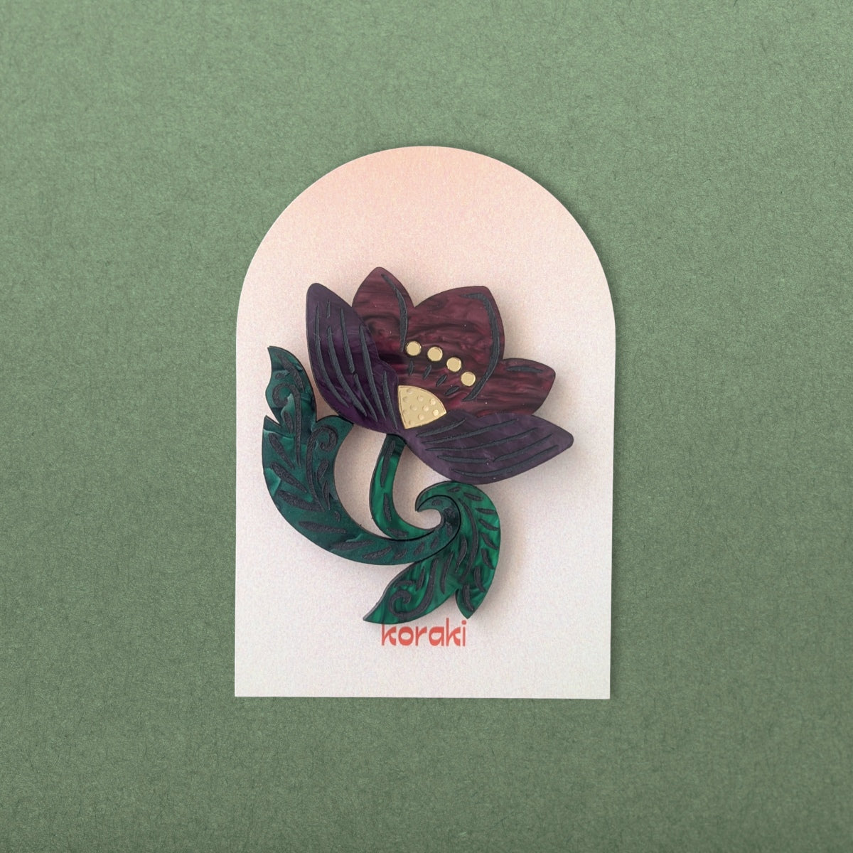 Hellebore Byzantium Brooch