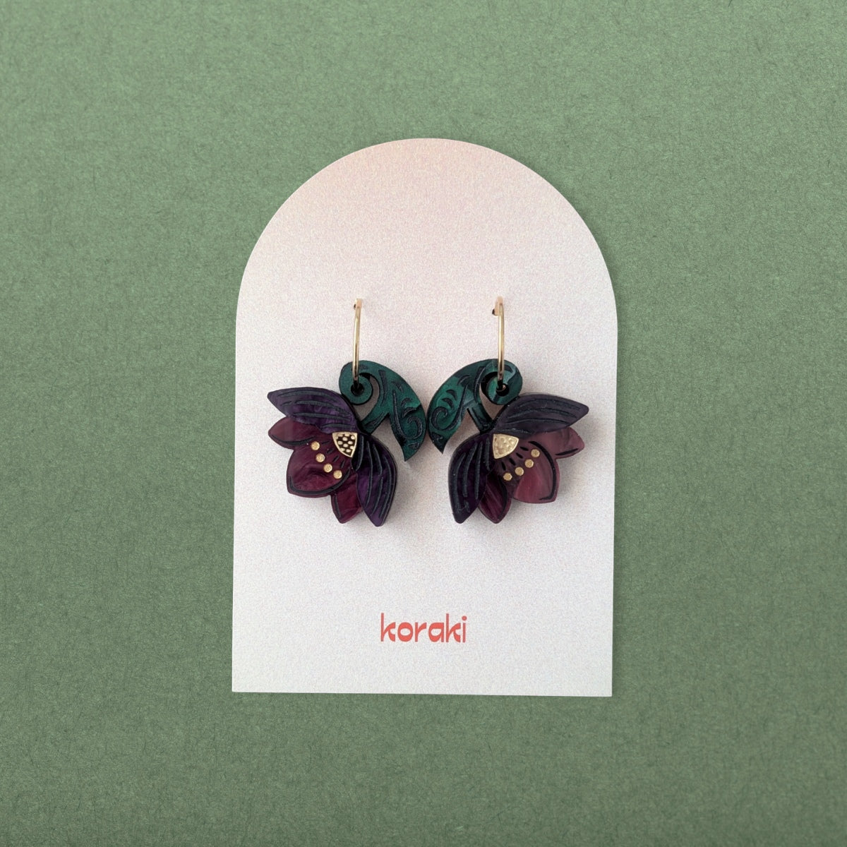 Hellebore Byzantium Hoops