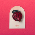 SECONDS Crimson Crown Pomegranate Brooch