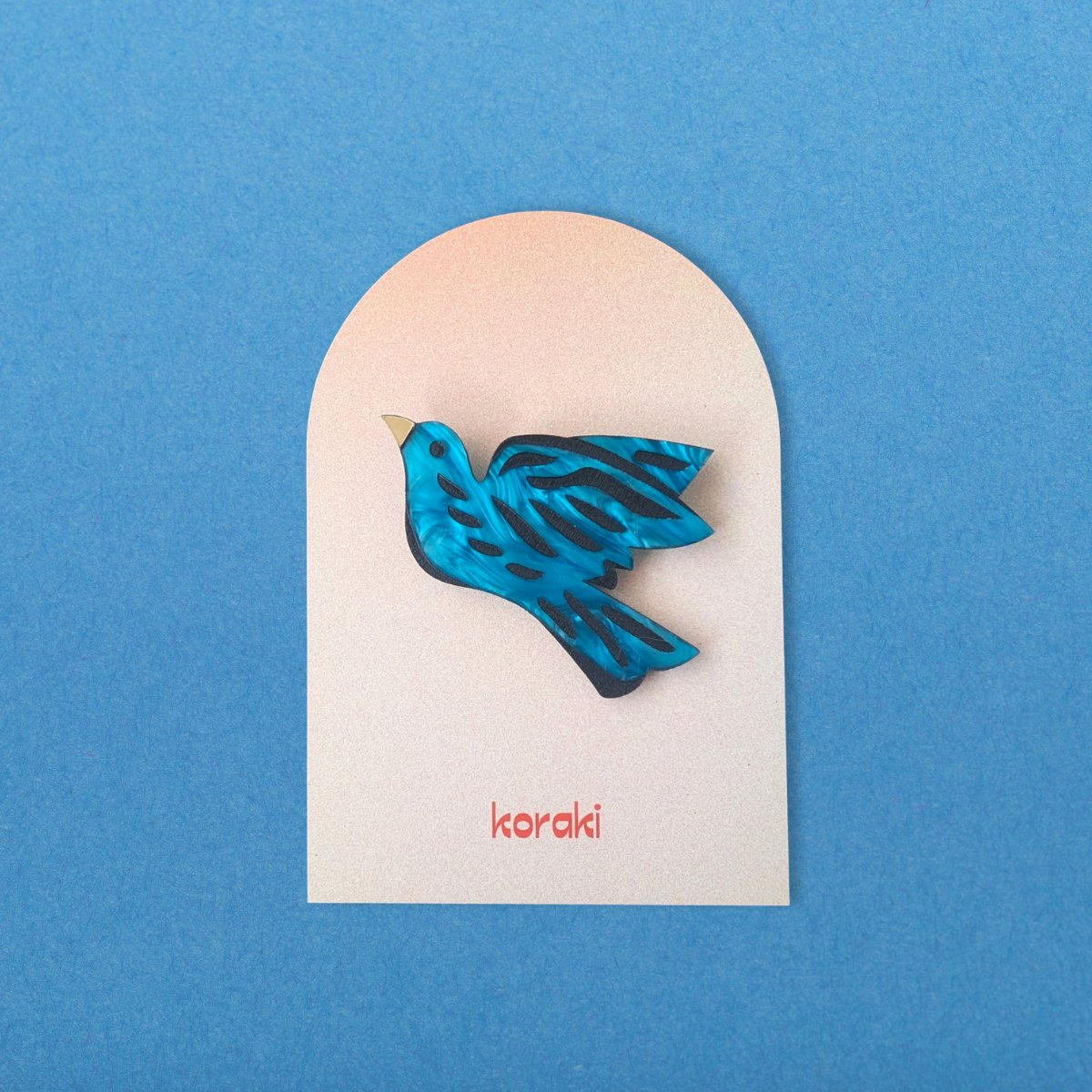 Cuckoo Bird Midi Brooch