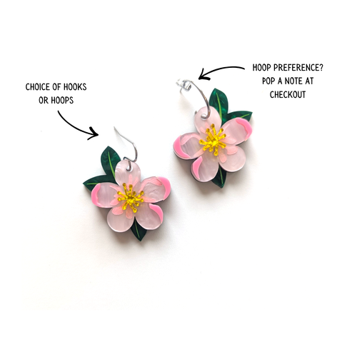 Apple Blossom Earrings