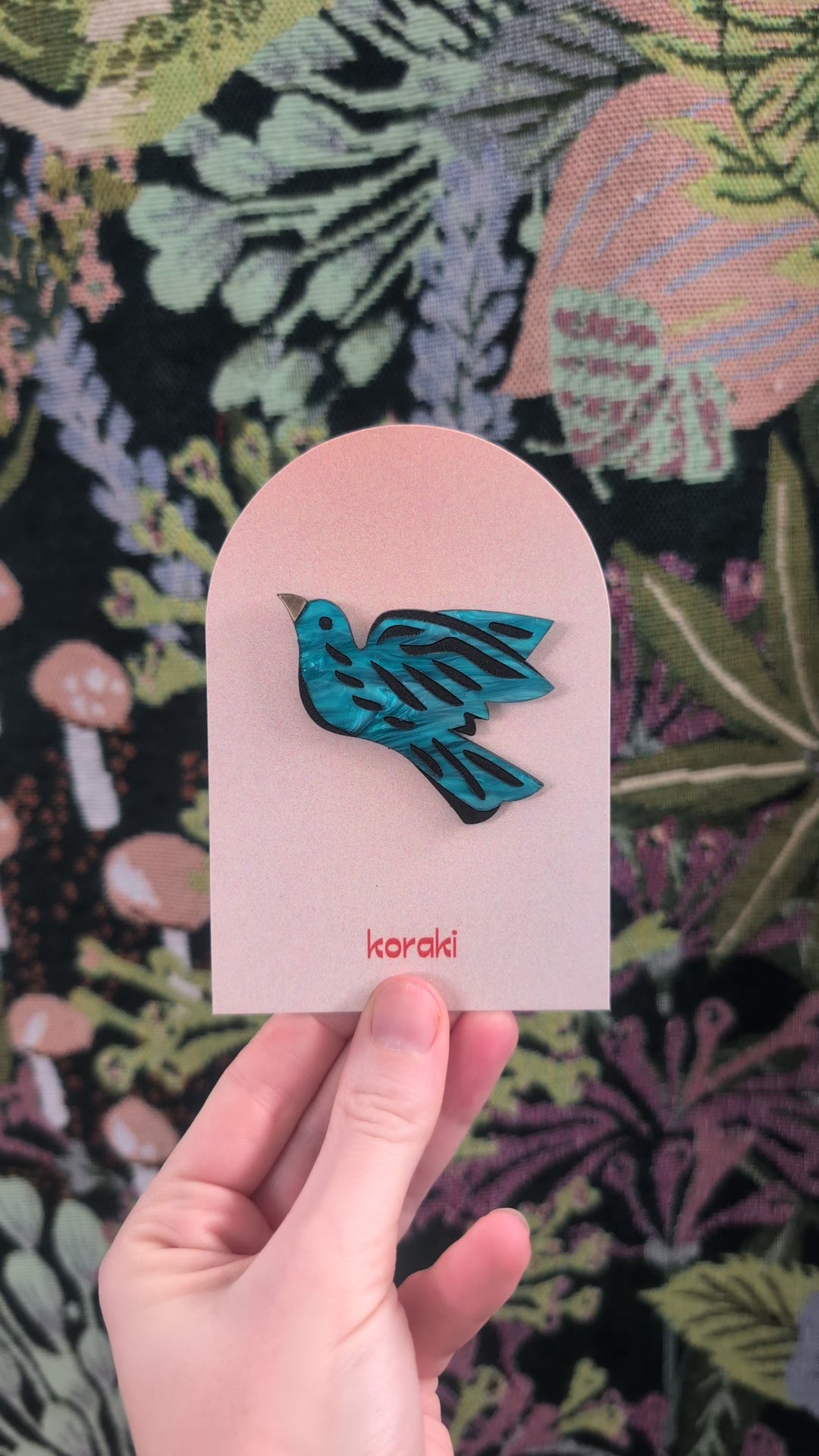 Cuckoo Bird Midi Brooch