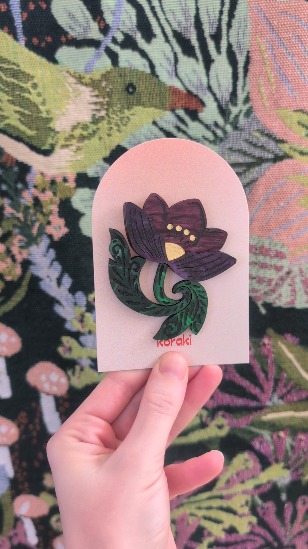 Hellebore Byzantium Brooch