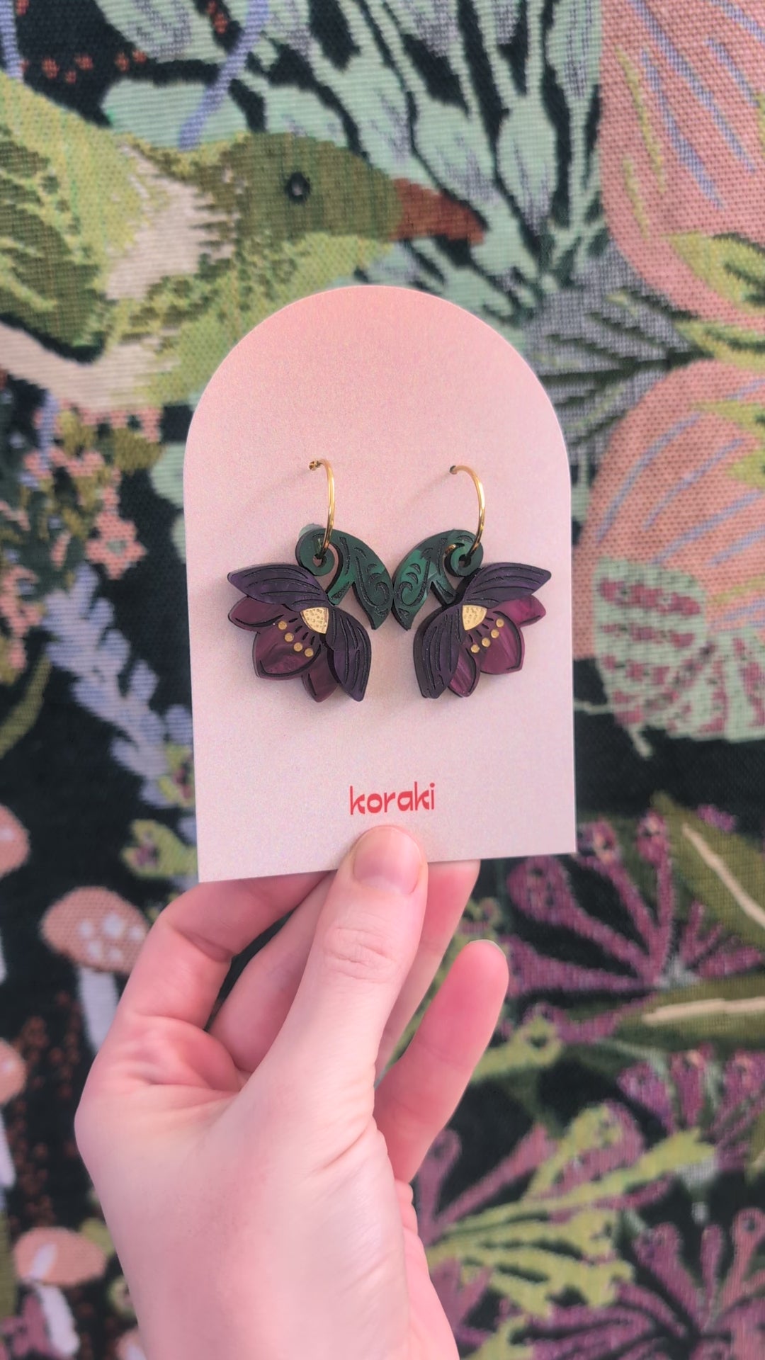 Hellebore Byzantium Hoops